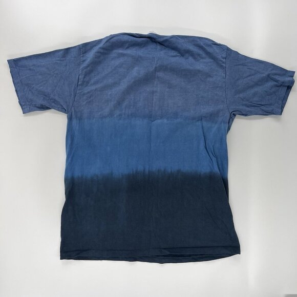 Beatles studio session Y2K Blue Ombre T-Shirt Size LARGE Band Music Tee - Picture 3 of 9